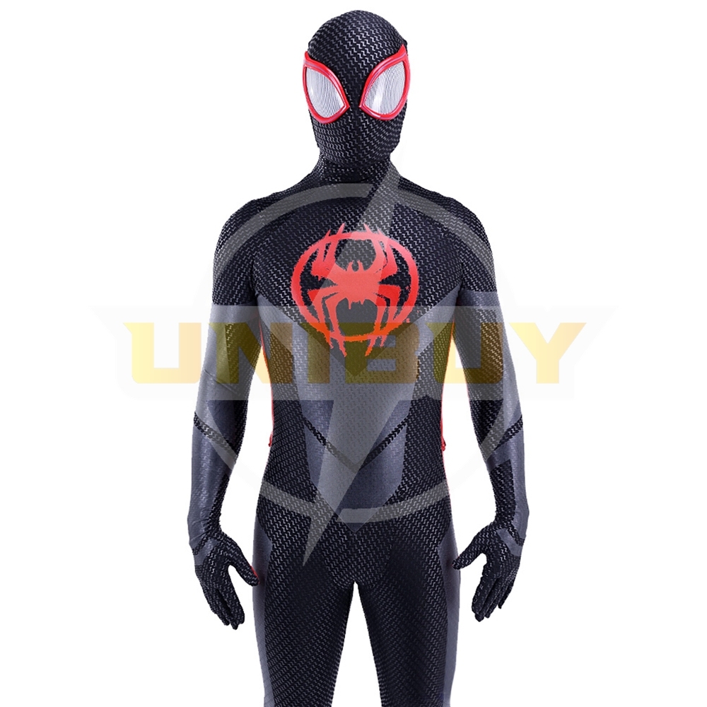 Spider-Man Across the Spider-Verse Miles Morales Suit Costume Cosplay Bodysuit For Men Kids Unibuy