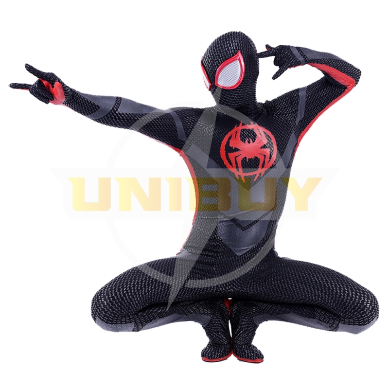 Spider-Man Across the Spider-Verse Miles Morales Suit Costume Cosplay Bodysuit For Men Kids Unibuy