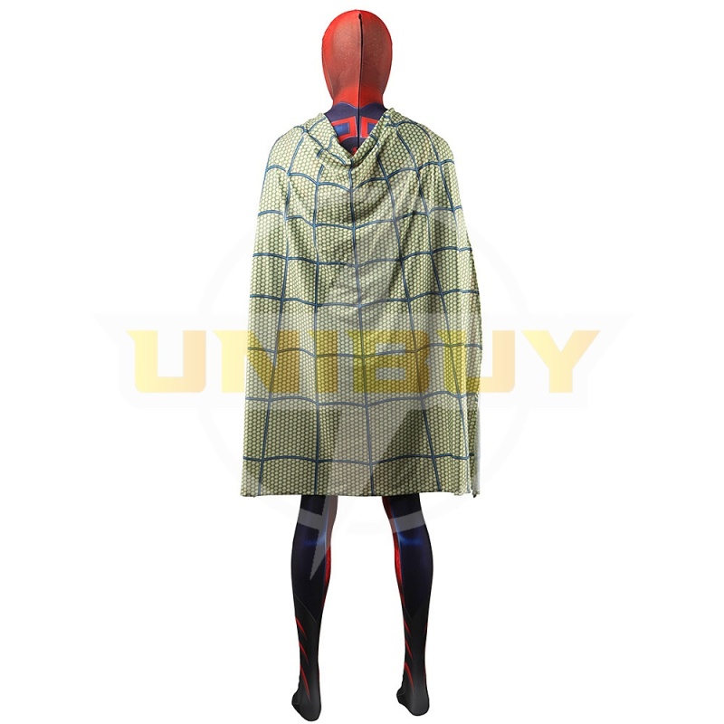 Spiderman Unlimited Costume Cosplay Suit With Cloak Bluture Verison Unibuy