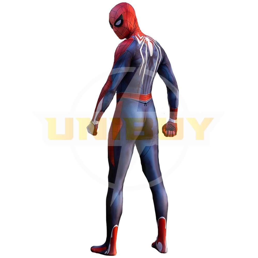 Spider Man PS4 Costume Cosplay Suit Bodysuit Peter Parker For Men Kids Unibuy