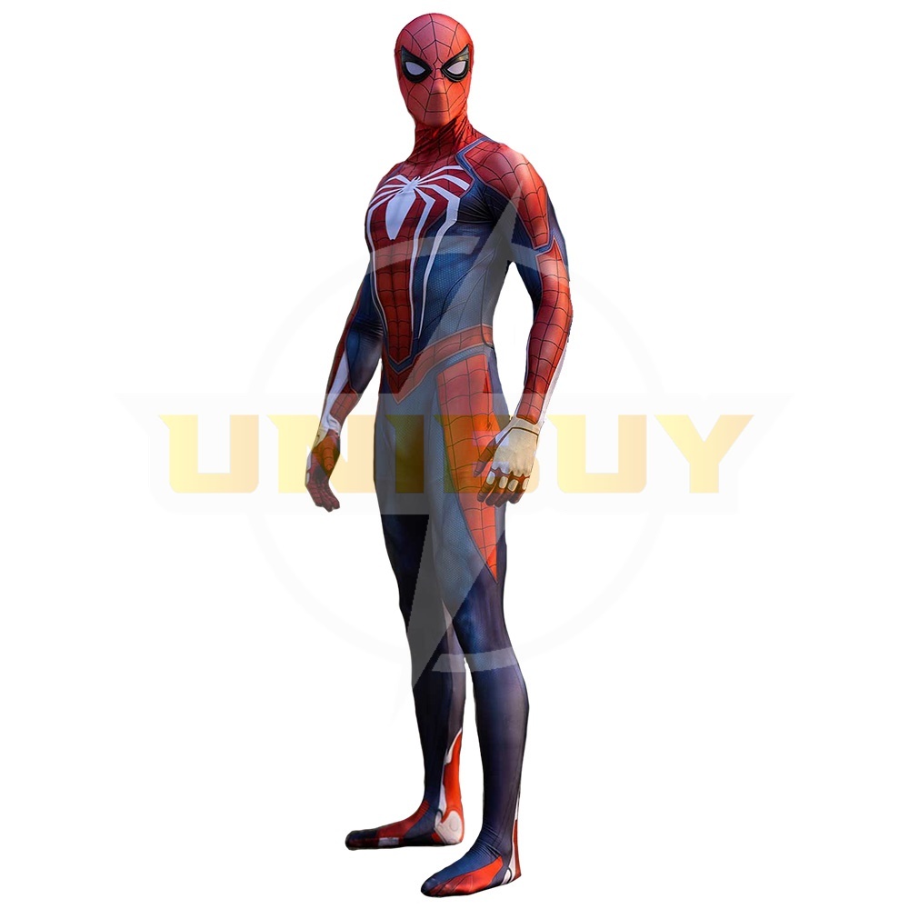 Spider Man PS4 Costume Cosplay Suit Bodysuit Peter Parker For Men Kids Unibuy