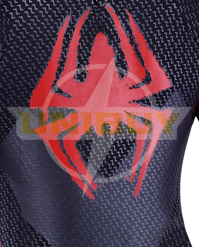 Spider-Man Across the Spider-Verse Miles Morales Suit Costume Cosplay Bodysuit For Men Kids Unibuy