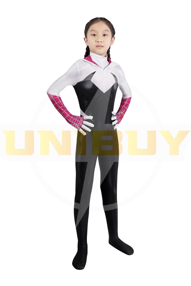 Spider-Man Across The Spider-Verse Gwen Stacy Bodysuit Costume Cosplay Kids Unibuy