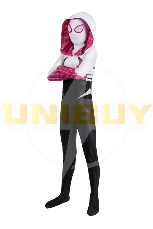 Spider-Man Across The Spider-Verse Gwen Stacy Bodysuit Costume Cosplay Kids Unibuy