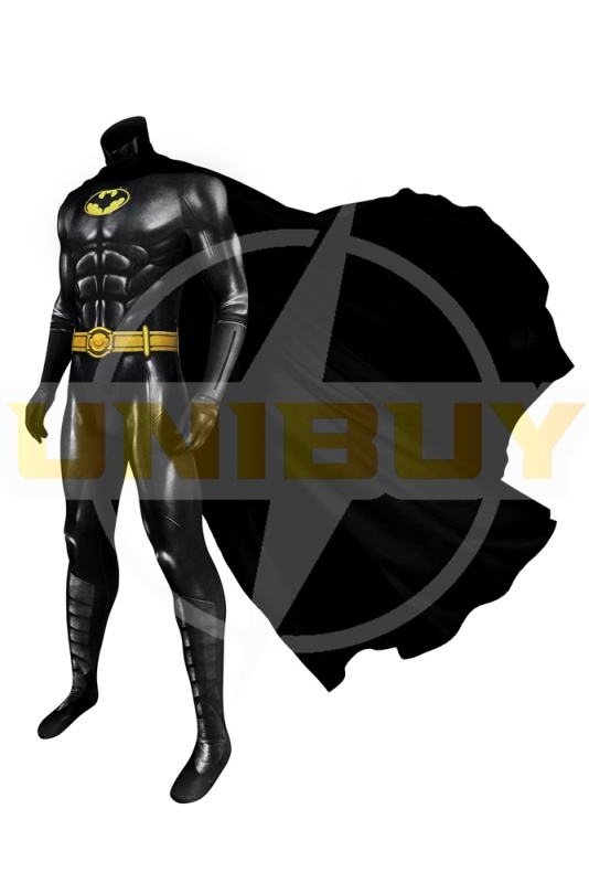 The Flash Batman Bodysuit Costume Cosplay Bruce Wayne with Cloak Unibuy