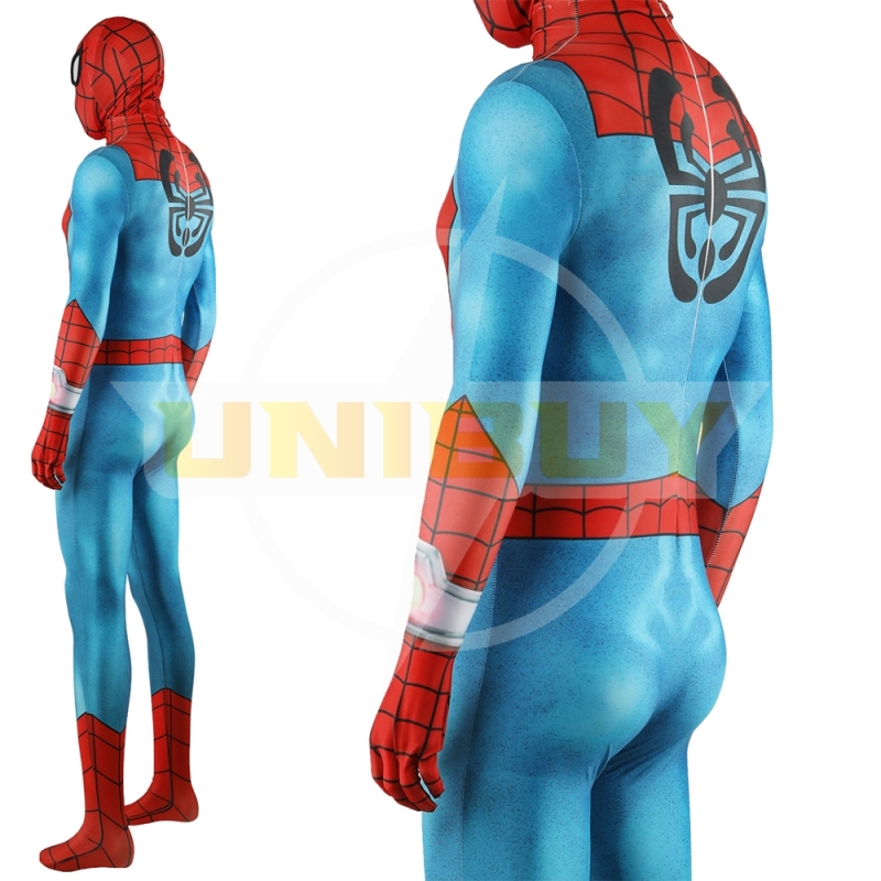 Spider-Man Across the Spider-Verse Comic Suit Costume Cosplay Bodysuit For Men Kids Unibuy