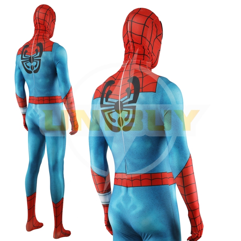 Spider-Man Across the Spider-Verse Comic Suit Costume Cosplay Bodysuit For Men Kids Unibuy