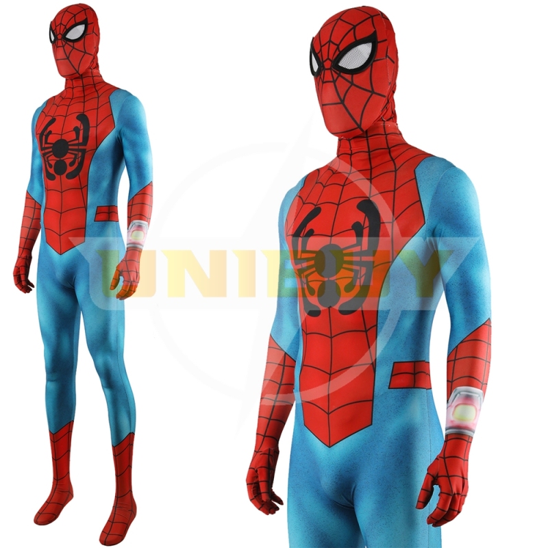 Spider-Man Across the Spider-Verse Comic Suit Costume Cosplay Bodysuit For Men Kids Unibuy