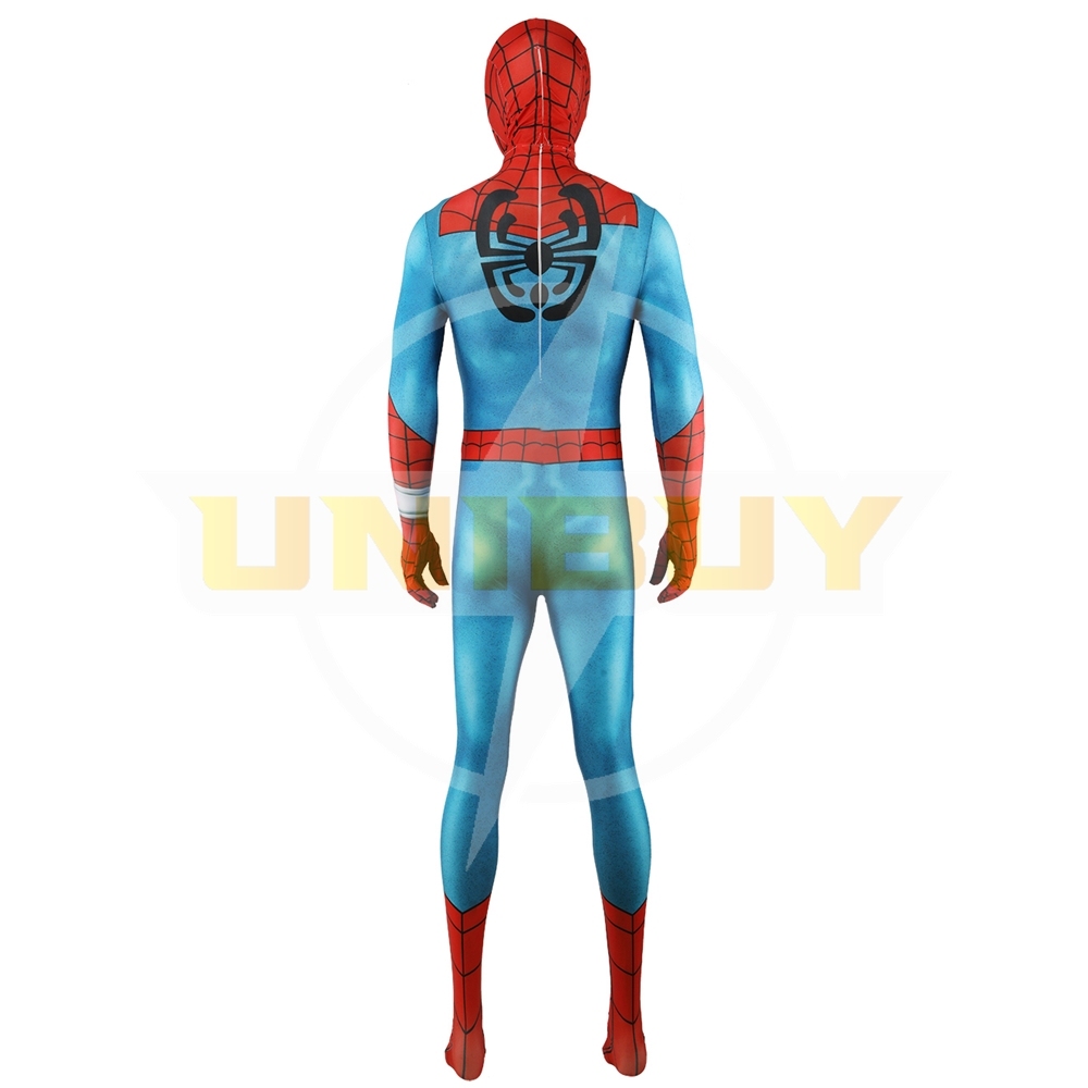 Spider-Man Across the Spider-Verse Comic Suit Costume Cosplay Bodysuit For Men Kids Unibuy