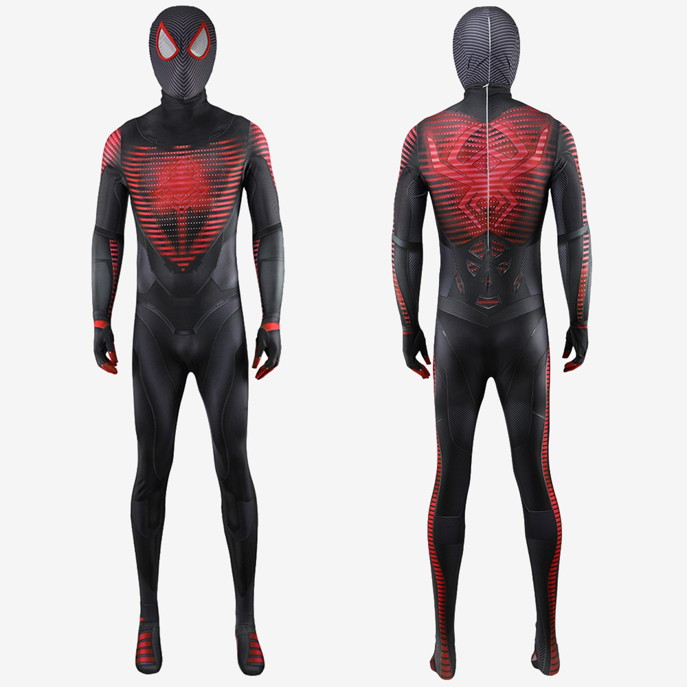 Spider-man PS5 Miles Morales Suit Costume Cosplay Bodysuit For Men Kids Unibuy