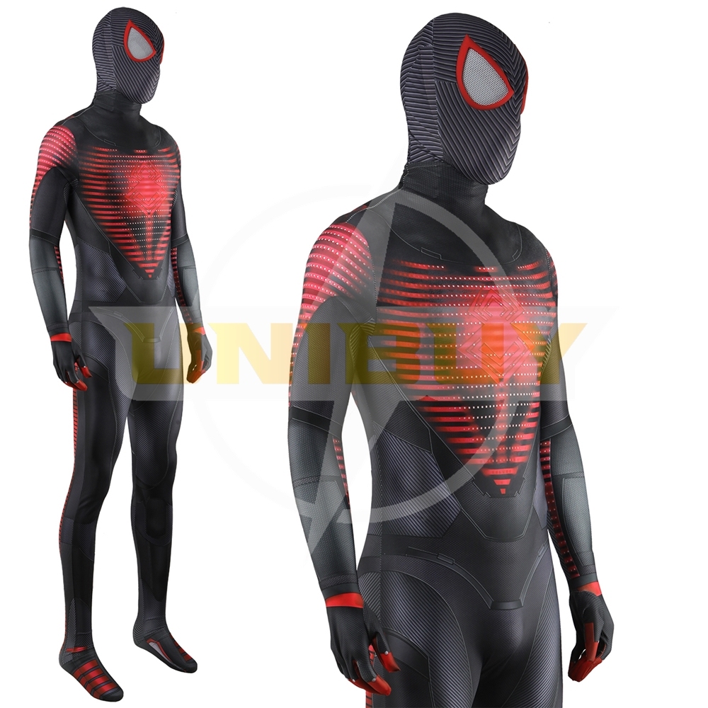 Spider-man PS5 Miles Morales Suit Costume Cosplay Bodysuit For Men Kids Unibuy