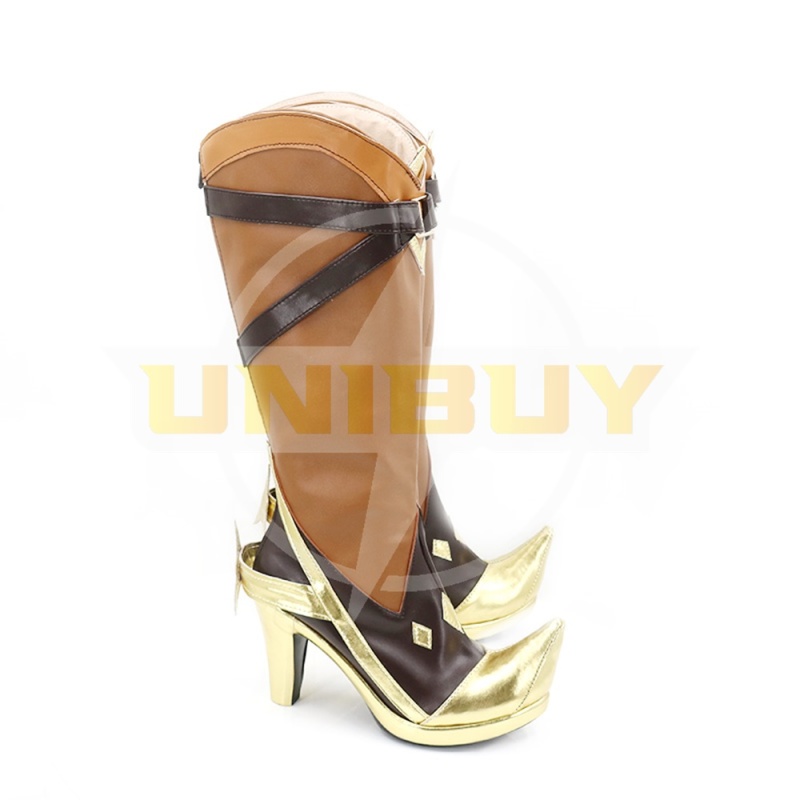 Genshin Impact Eremite Galehunter Shoes Cosplay Women Boots Unibuy