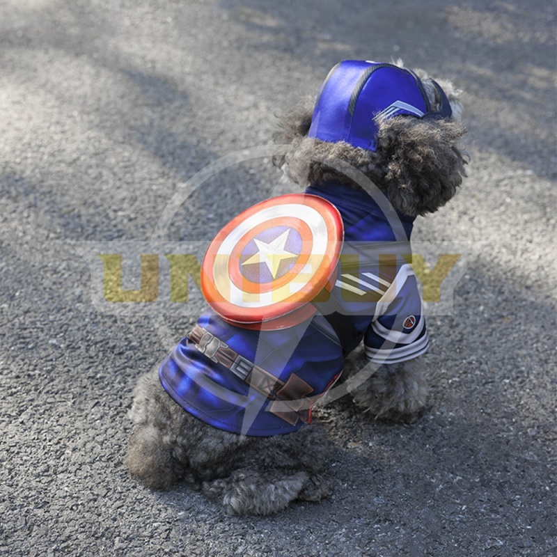 Captain America The First Avenger Pet Clothes Costume Cosplay Puppy Cat Big Dog Unibuy