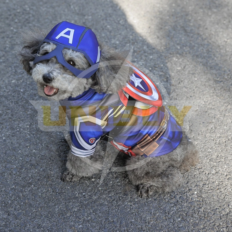 Captain America The First Avenger Pet Clothes Costume Cosplay Puppy Cat Big Dog Unibuy