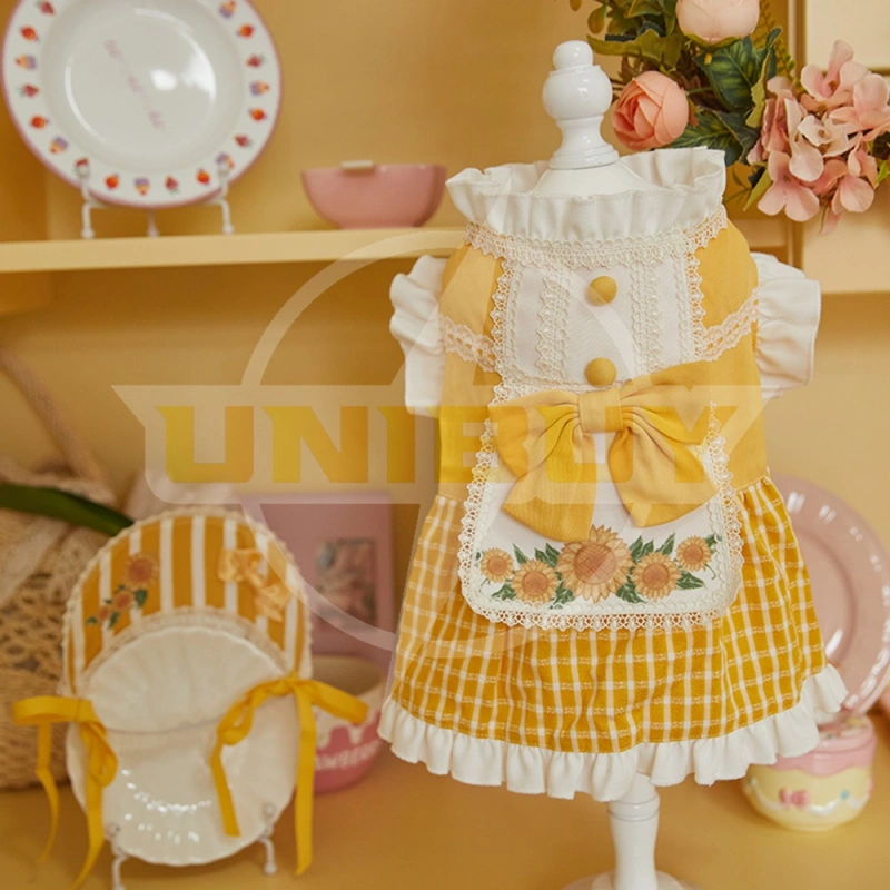 Sunflower Pet Clothes Costume Cosplay Puppy Cat Big Dog Unibuy