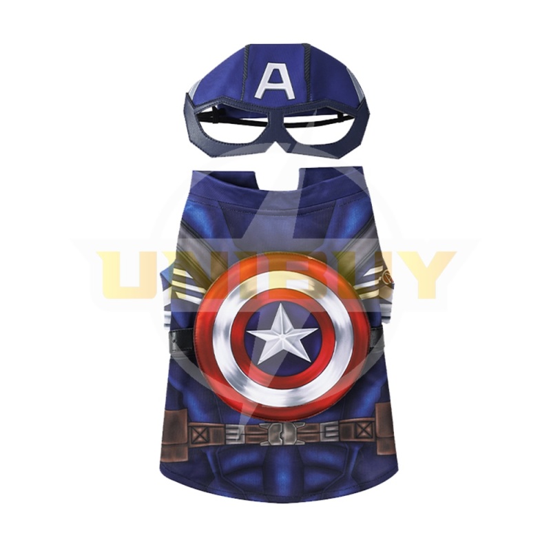 Captain America The First Avenger Pet Clothes Costume Cosplay Puppy Cat Big Dog Unibuy