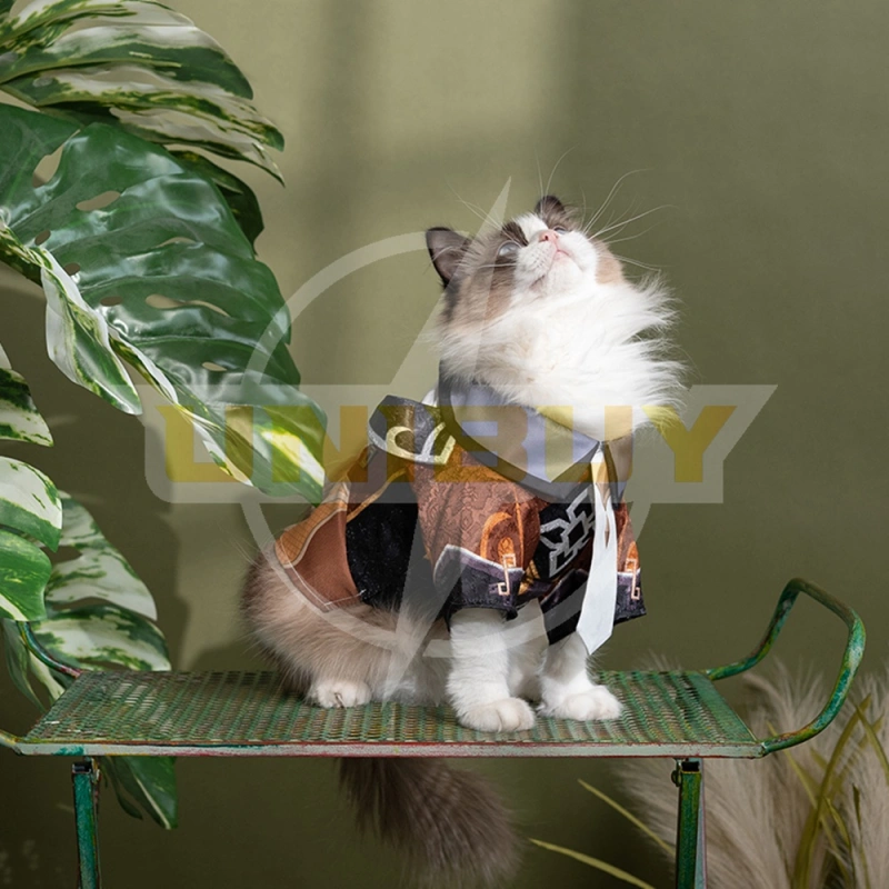 Genshin Impact Zhongli Pet Clothes Costume Cosplay Gift Puppy Cat Big Dog Unibuy