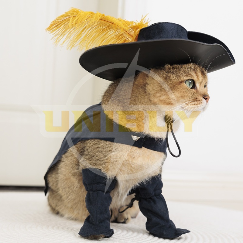 Puss in Boots Pet Clothes Costume Cosplay Gift Puppy Cat Big Dog Unibuy