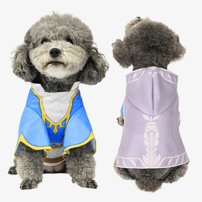 The Legend of Zelda Princess Zelda Pet Clothes Dog Costume Cosplay Gift Puppy Cat Big Dog Tears of the Kingdom Unibuy