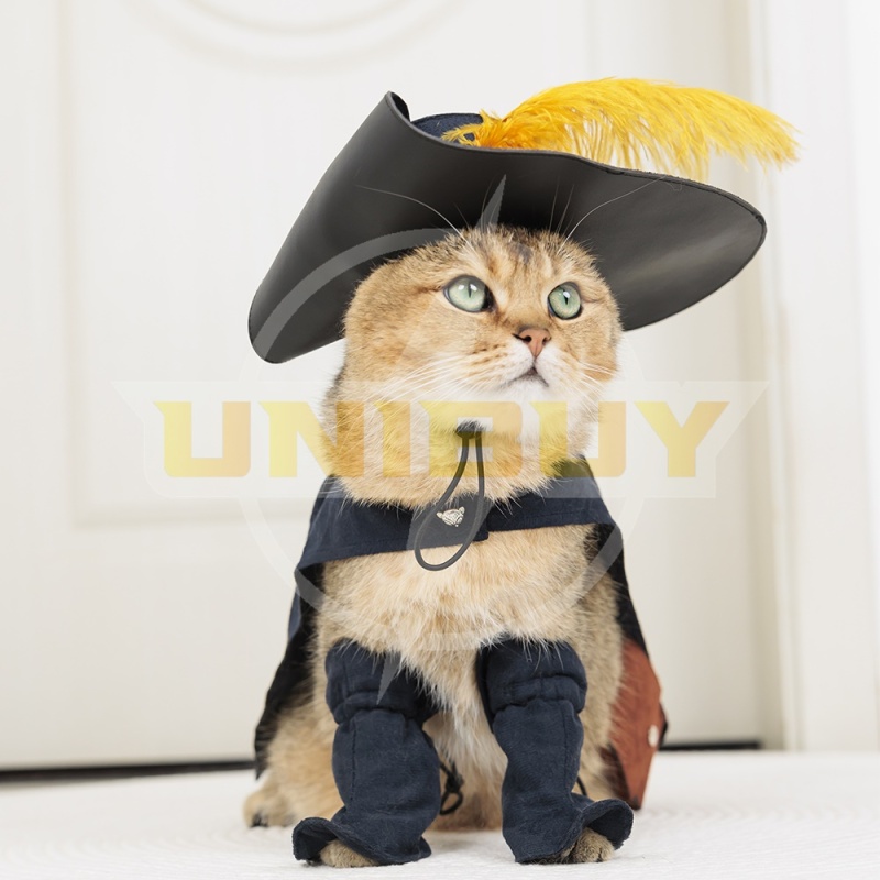 Puss in Boots Pet Clothes Costume Cosplay Gift Puppy Cat Big Dog Unibuy