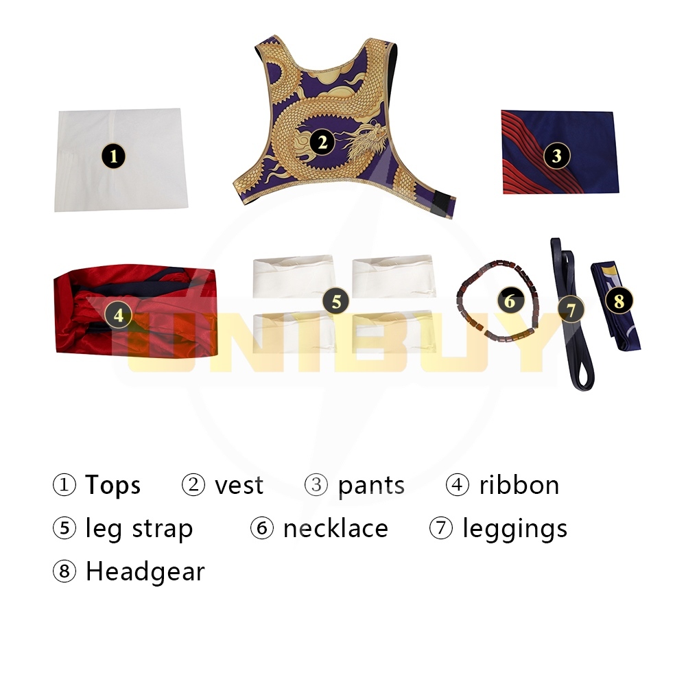 Mortal Kombat Liu Kang Costume Cosplay Suit Unibuy