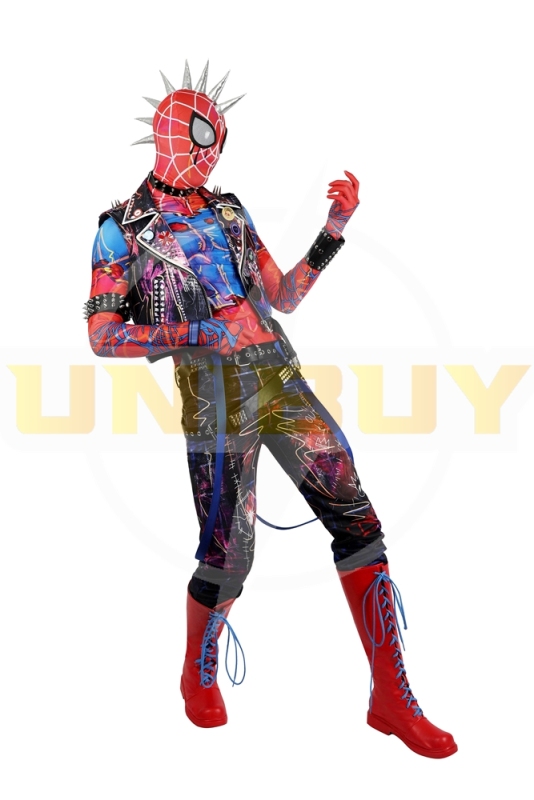 Spider-Punk Hobie Brown Costume Cosplay Suit Spider-Man: Across the Spider-Verse Unibuy