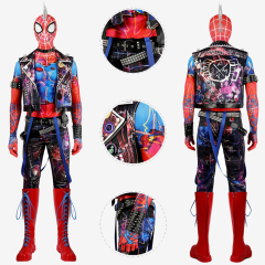 Spider-Punk Hobie Brown Costume Cosplay Suit Spider-Man: Across the Spider-Verse Unibuy