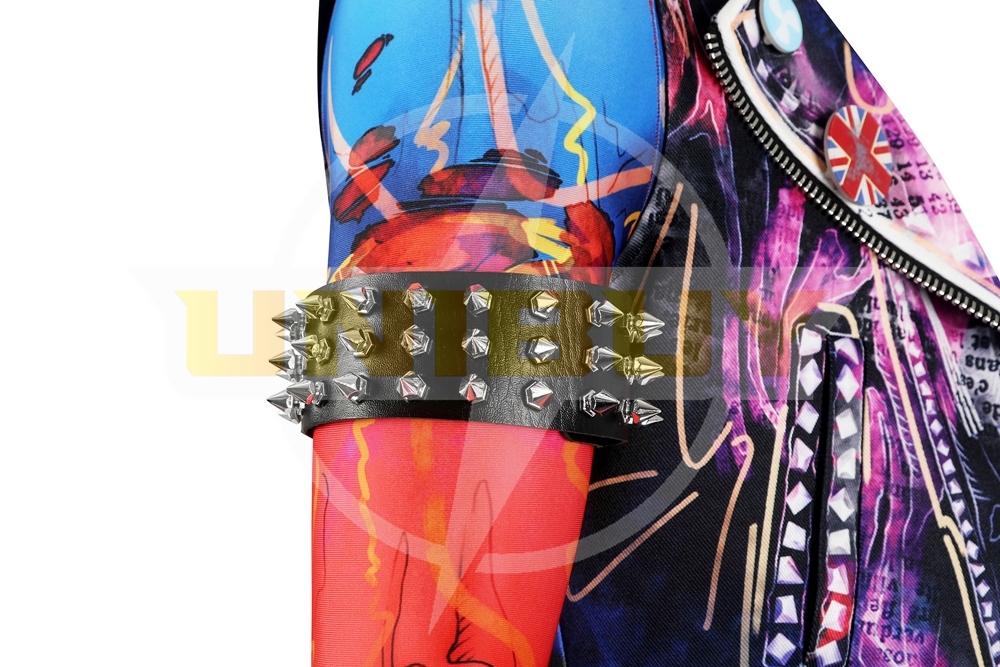 Spider-Punk Hobie Brown Costume Cosplay Suit Spider-Man: Across the Spider-Verse Unibuy