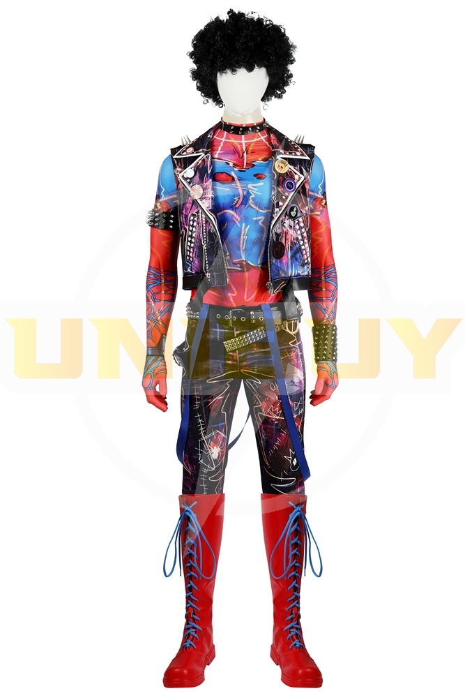Spider-Punk Hobie Brown Costume Cosplay Suit Spider-Man: Across the Spider-Verse Unibuy