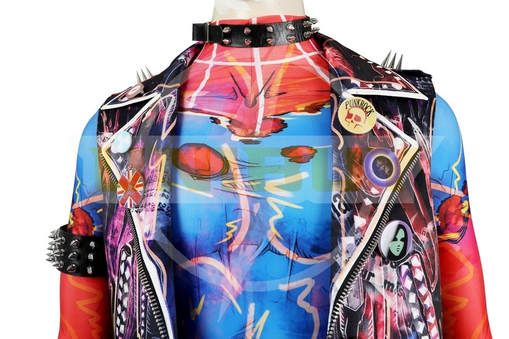 Spider-Punk Hobie Brown Costume Cosplay Suit Spider-Man: Across the Spider-Verse Unibuy