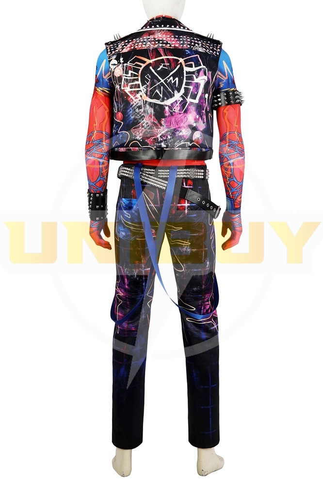 Spider-Punk Hobie Brown Costume Cosplay Suit Spider-Man: Across the Spider-Verse Unibuy