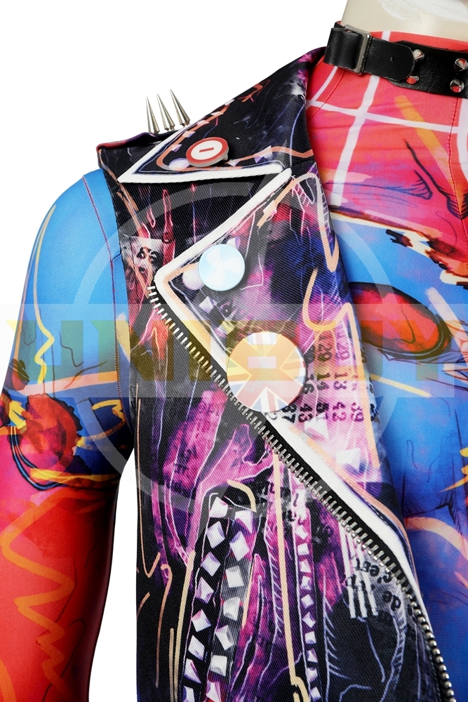 Spider-Punk Hobie Brown Costume Cosplay Suit Spider-Man: Across the Spider-Verse Unibuy