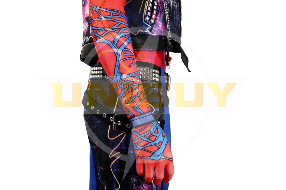 Spider-Punk Hobie Brown Costume Cosplay Suit Spider-Man: Across the Spider-Verse Unibuy