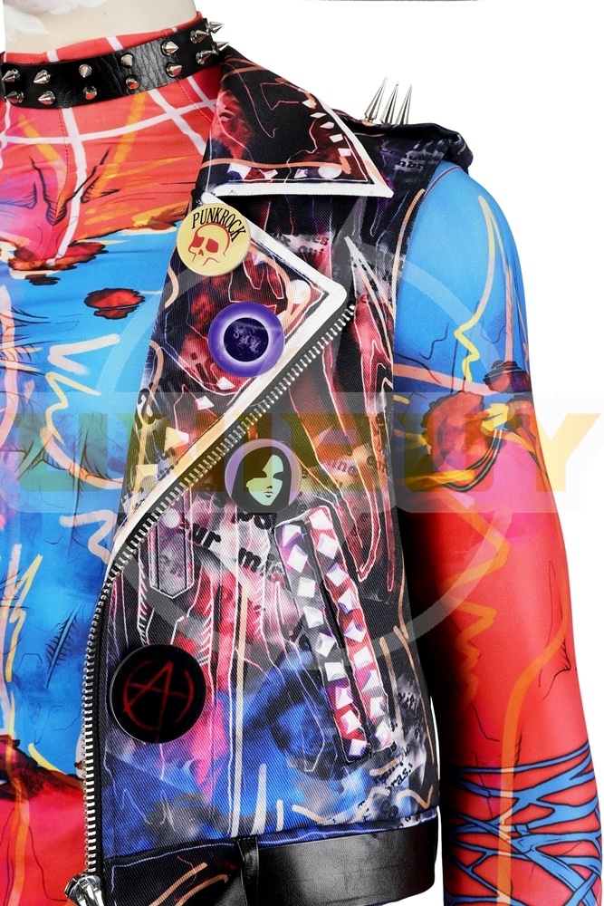Spider-Punk Hobie Brown Costume Cosplay Suit Spider-Man: Across the Spider-Verse Unibuy