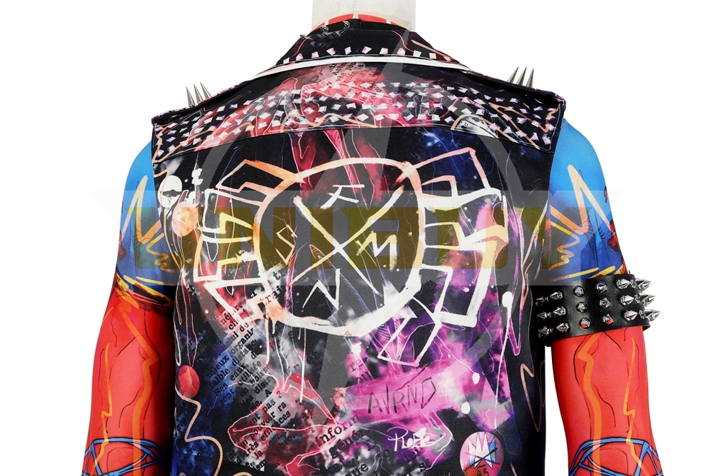 Spider-Punk Hobie Brown Costume Cosplay Suit Spider-Man: Across the Spider-Verse Unibuy