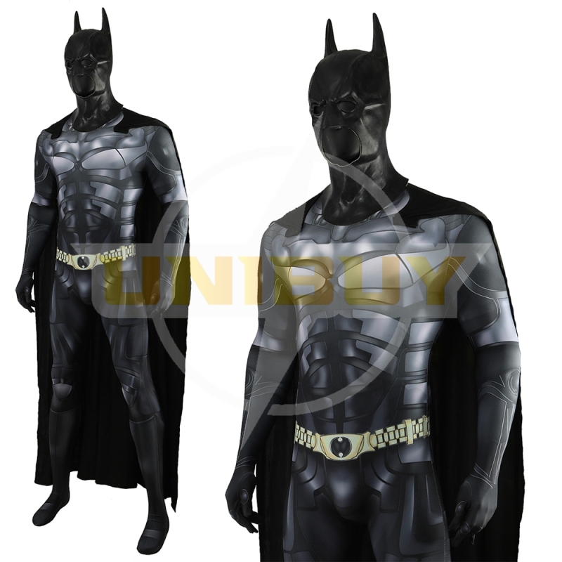 The Dark Knight Batman Bodysuit Cosplay Costume Bruce Wayne with Cloak For Kids Adult Unibuy