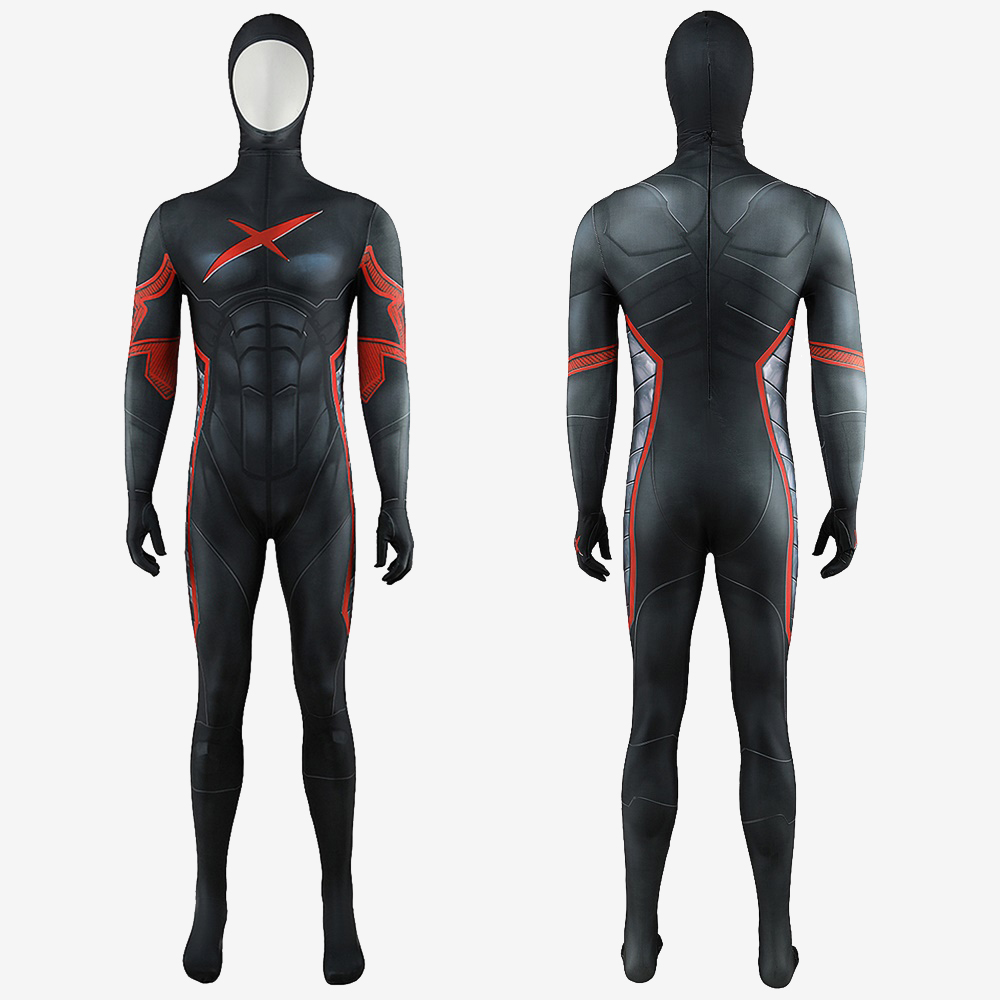 Teen Titans Robin RedX Earth 27 Costume Cosplay Suit For Kids Adult