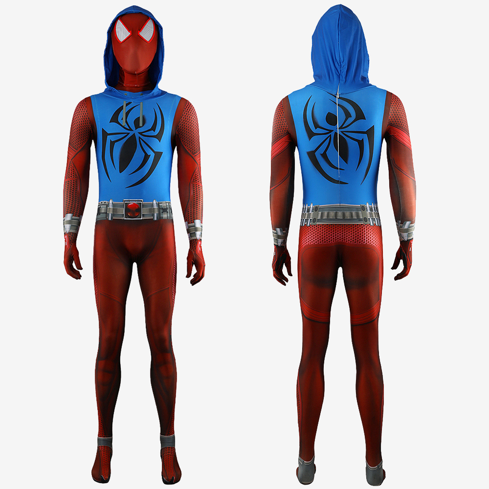 Scarlet Spider Ben Reilly Suit Costume Cosplay Bodysuit Across the Spider-Verse For Men Kids Unibuy