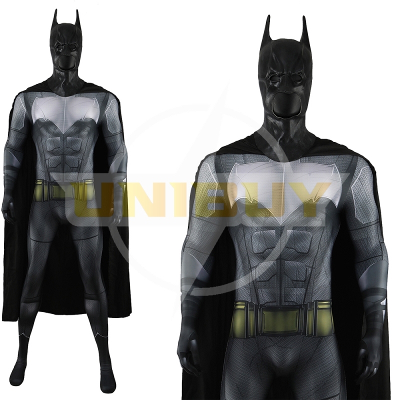 Justice League	Batman Bodysuit Cosplay Costume Bruce Wayne with Cloak For Kids Adult Unibuy