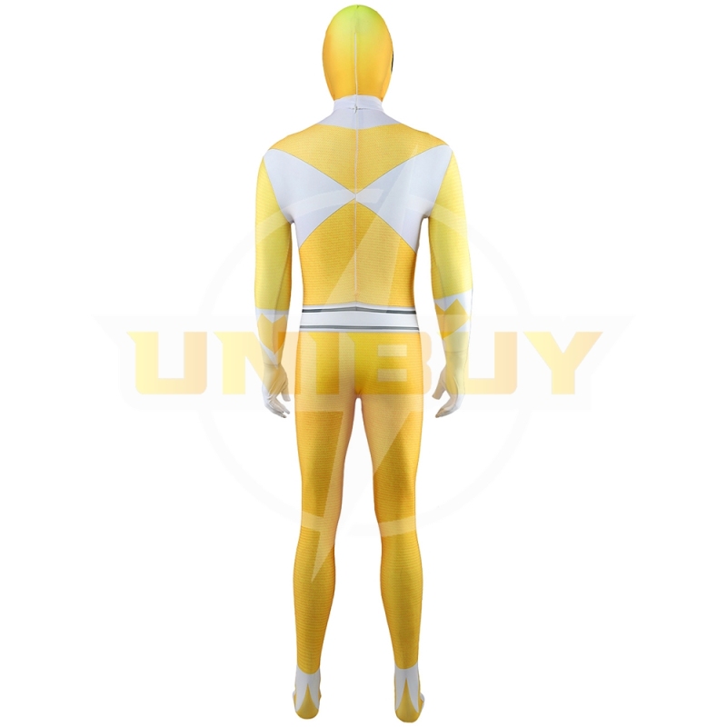 Mighty Morphin Power Yellow Rangers Bodysuit For Kids Adult Unibuy