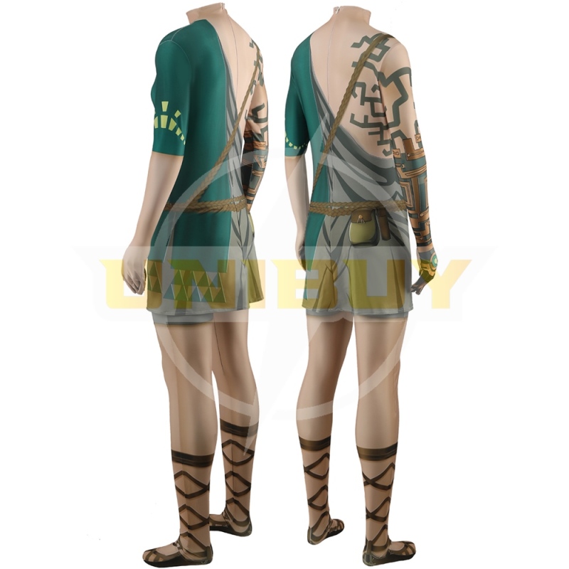 The Legend of Zelda: Tears of the Kingdom Link Cosplay Costume Suit For Kids Adult Unibuy