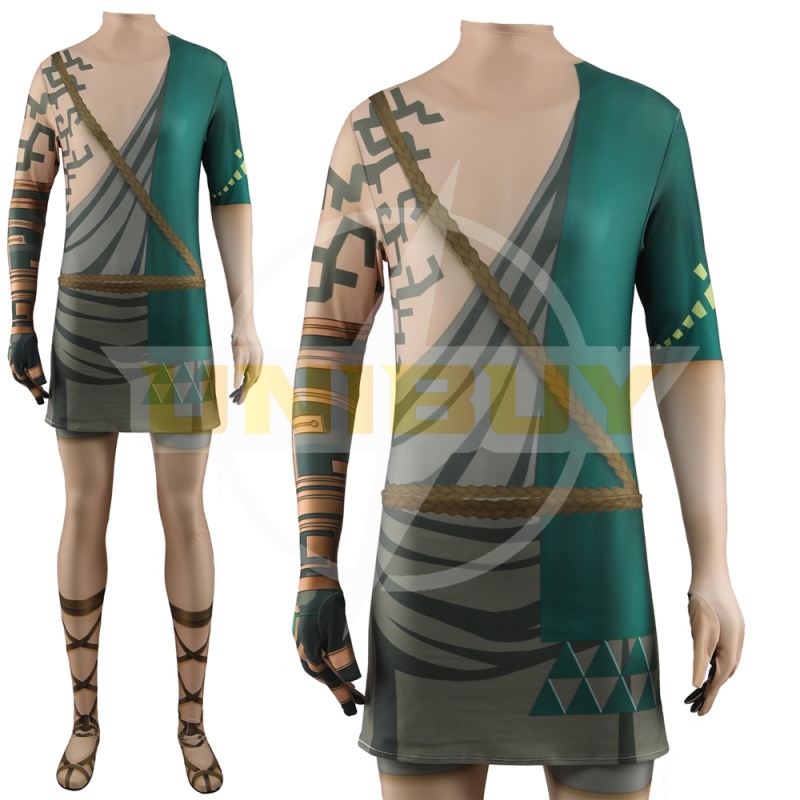 The Legend of Zelda: Tears of the Kingdom Link Cosplay Costume Suit For Kids Adult Unibuy