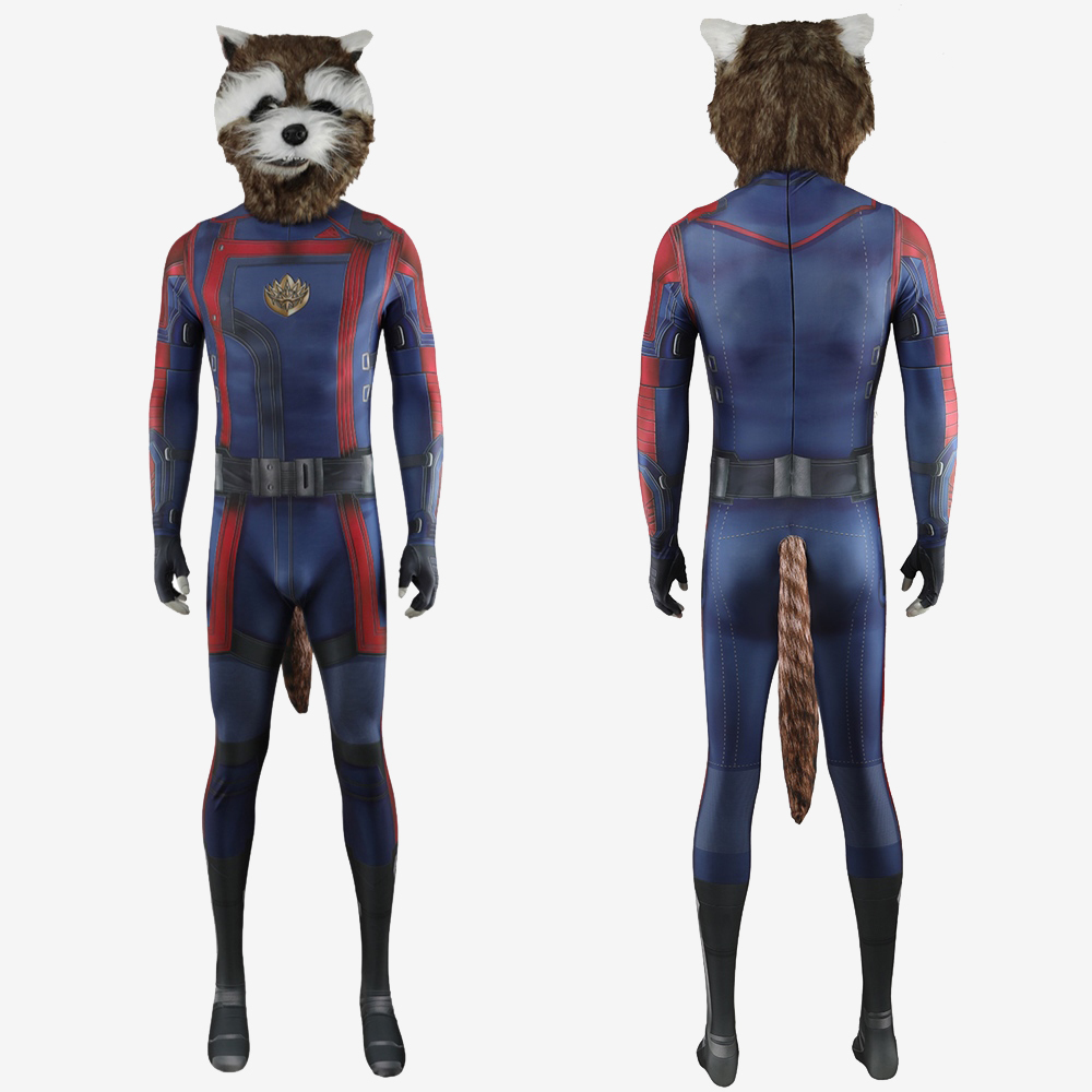 Guardians of the Galaxy 3 Rocky Bodysuit Cosplay Costume For Kids Adult Unibuy