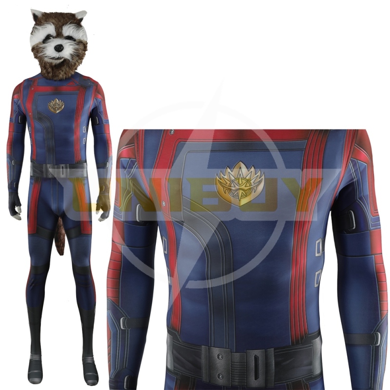 Guardians of the Galaxy 3 Rocky Bodysuit Cosplay Costume For Kids Adult Unibuy