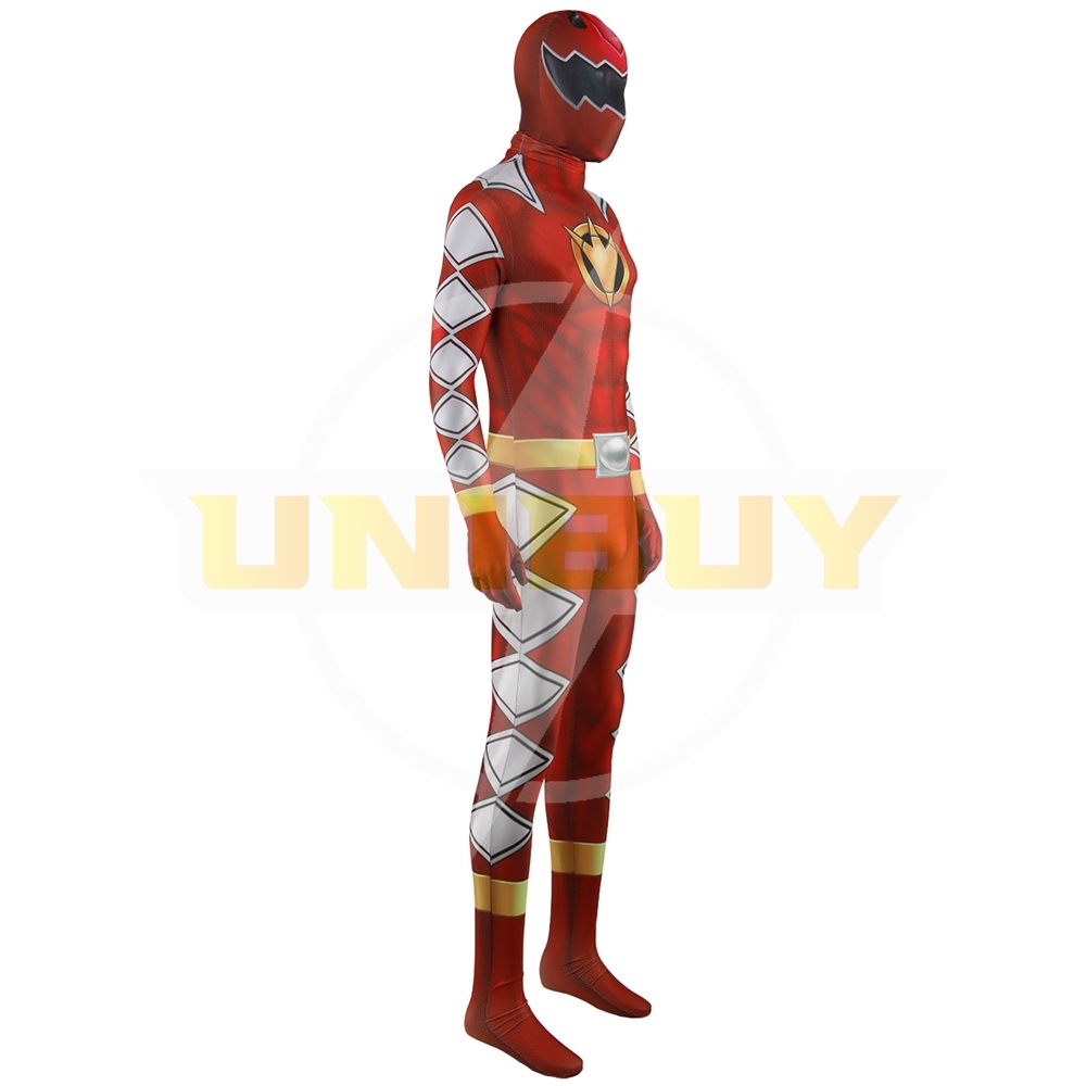Power Rangers Dino Thunder	Red Ranger Bodysuit For Kids Adult Unibuy