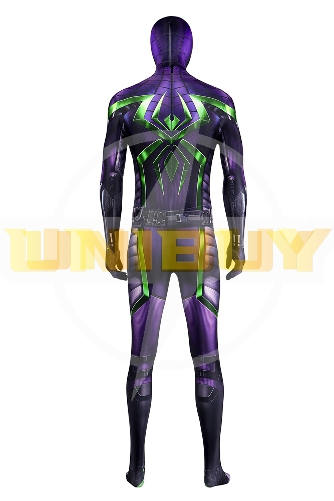  Marvel's Spider-Man Miles Morales Purple Reign Suit Costume Cosplay Unibuy