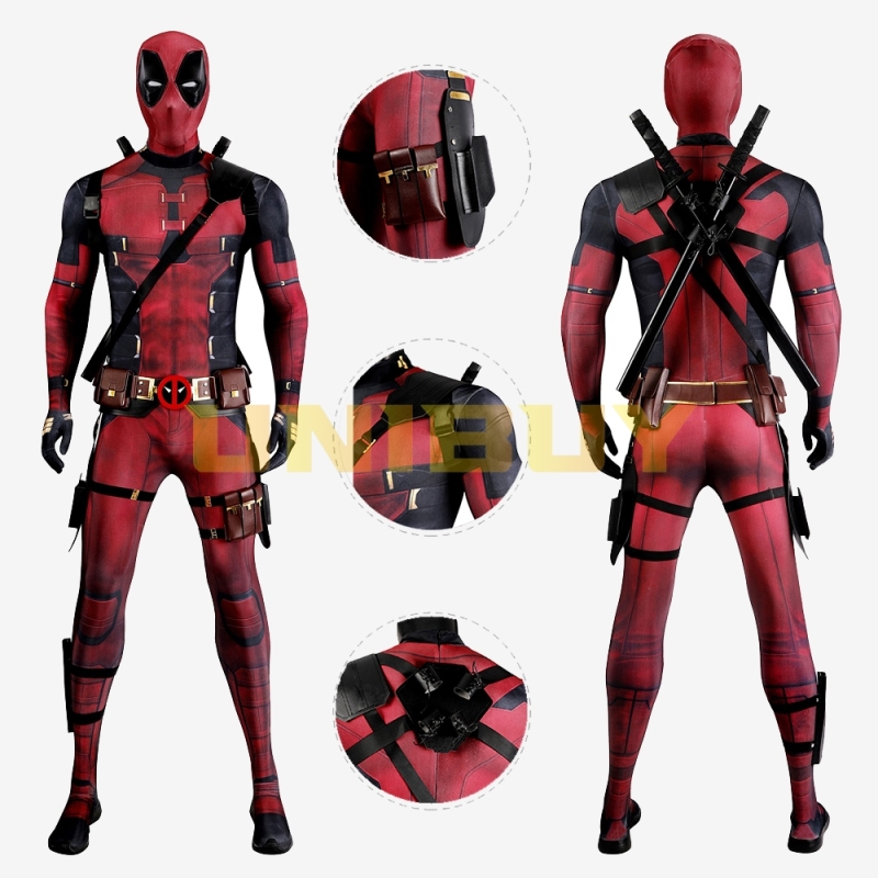 Deadpool 3 Bodysuit Cosplay Costume Suit Wade Wilson Unibuy