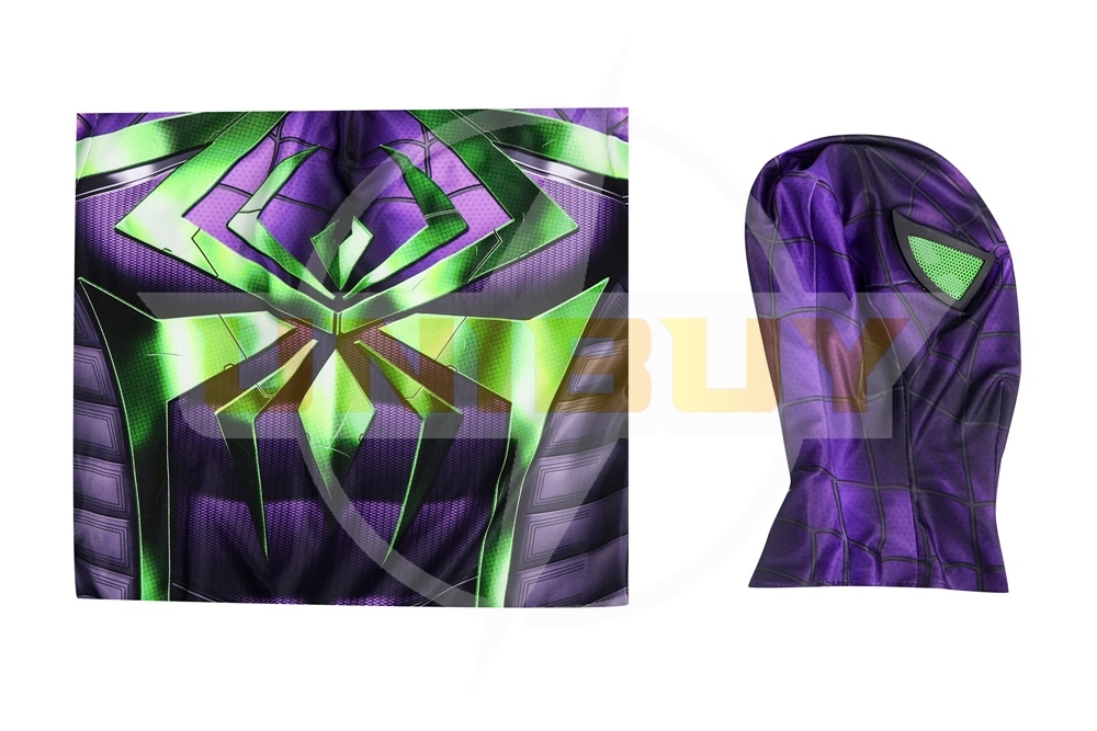  Marvel's Spider-Man Miles Morales Purple Reign Suit Costume Cosplay Unibuy