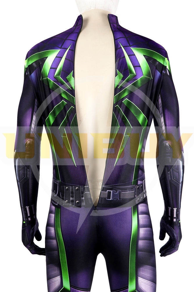  Marvel's Spider-Man Miles Morales Purple Reign Suit Costume Cosplay Unibuy