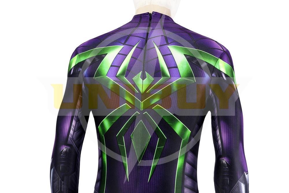  Marvel's Spider-Man Miles Morales Purple Reign Suit Costume Cosplay Unibuy